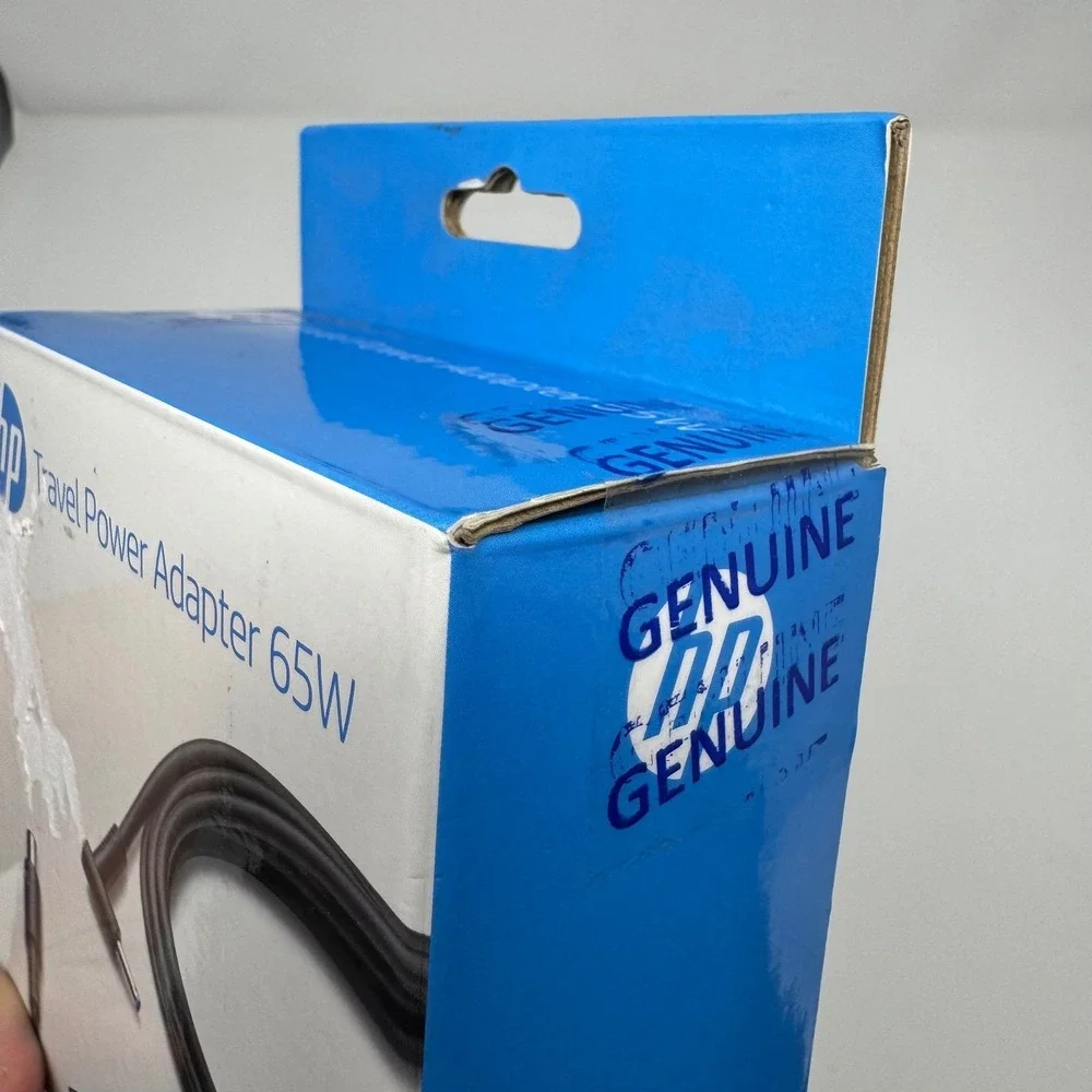 Factory Sealed Genuine HP 19.5V 3.33A 65W Travel AC Adapter